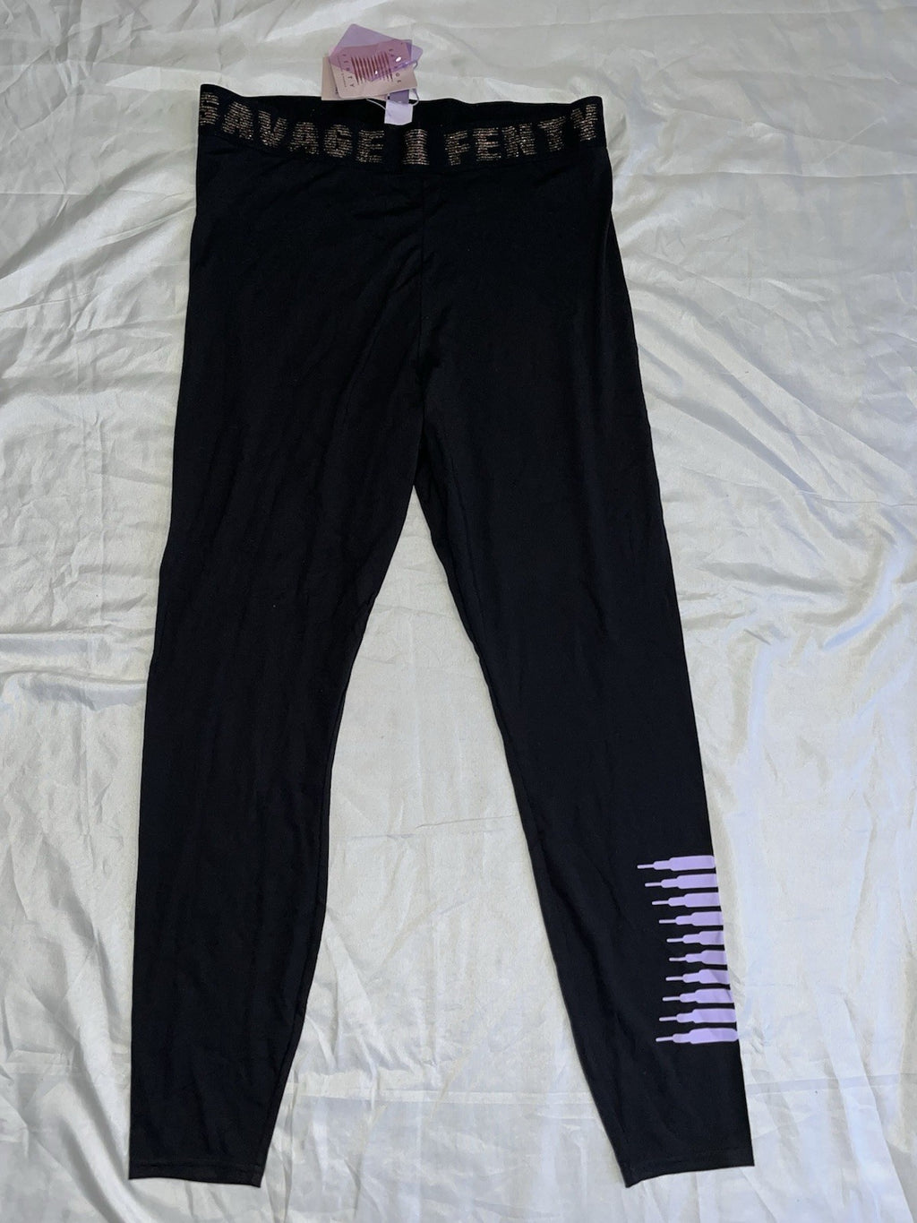 Savage x Fenty Forever Savage High Rise Jersey Leggings Size XL Black