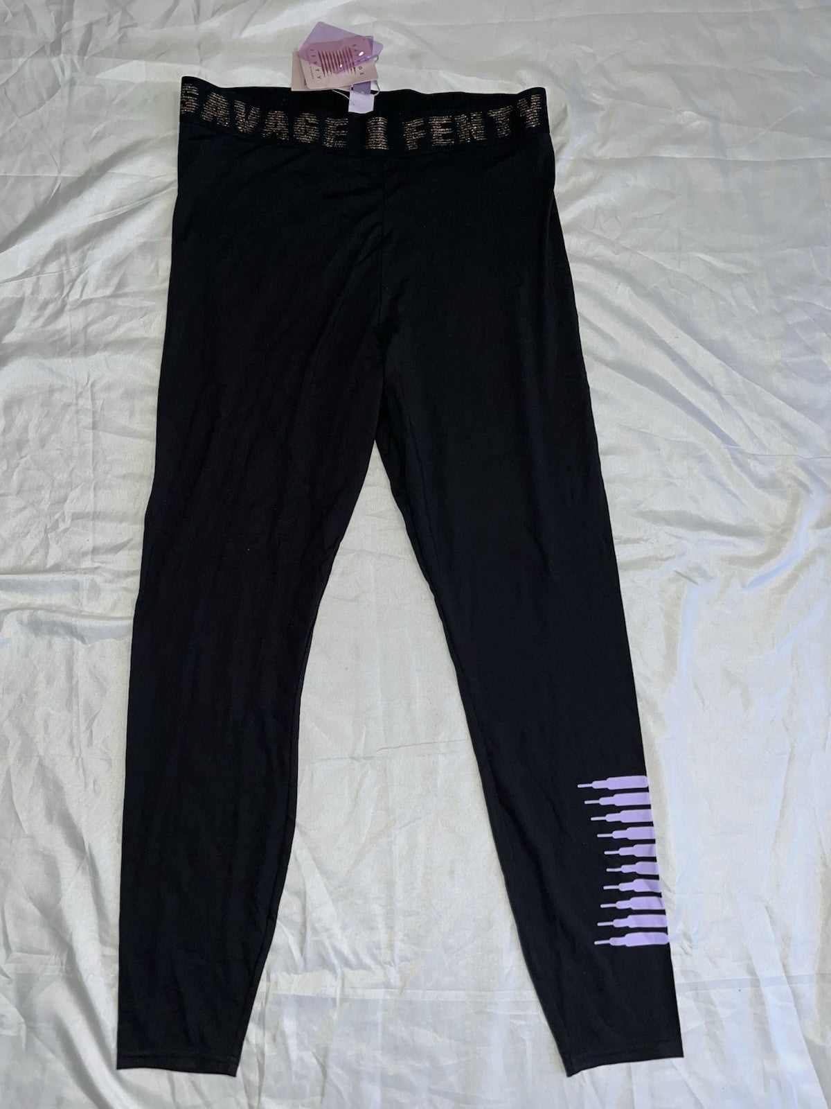 Savage x Fenty Forever Savage High Rise Jersey Leggings Size XL Black