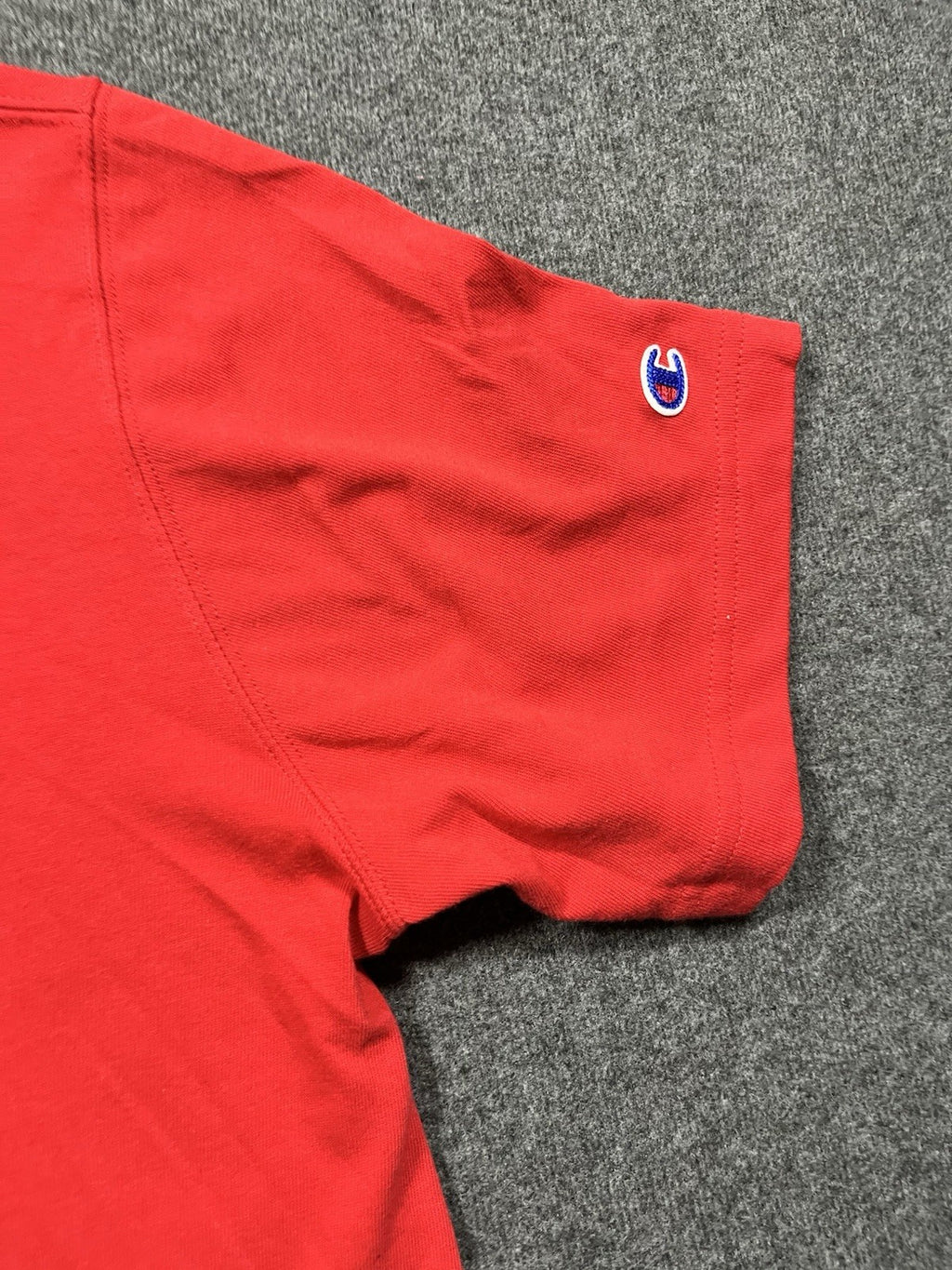 Vintage Champion 100 Logo Century T-Shirt Red XL