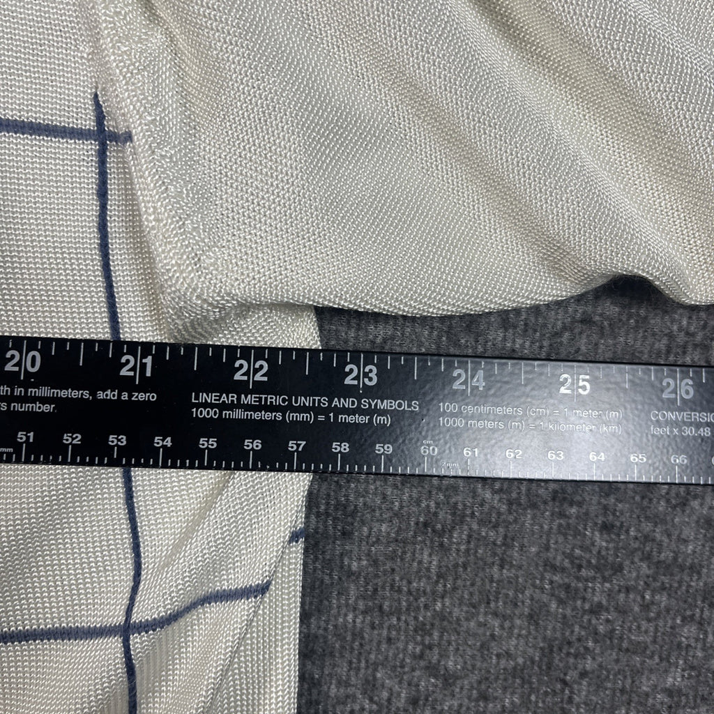 Tulliano Men's Short-Sleeve Knit Polo Shirt XXL NWTs Grid Design Rayon Cotton 