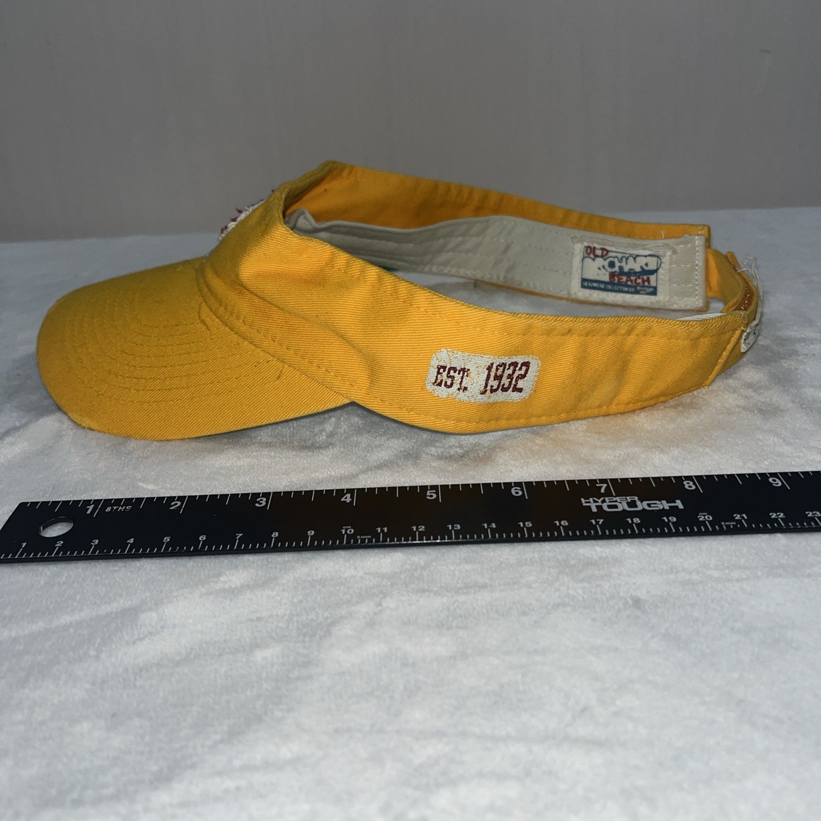 Redskins Reebok Football Club Visor Hat Men’s Yellow Adjustable Oldschool Beach 