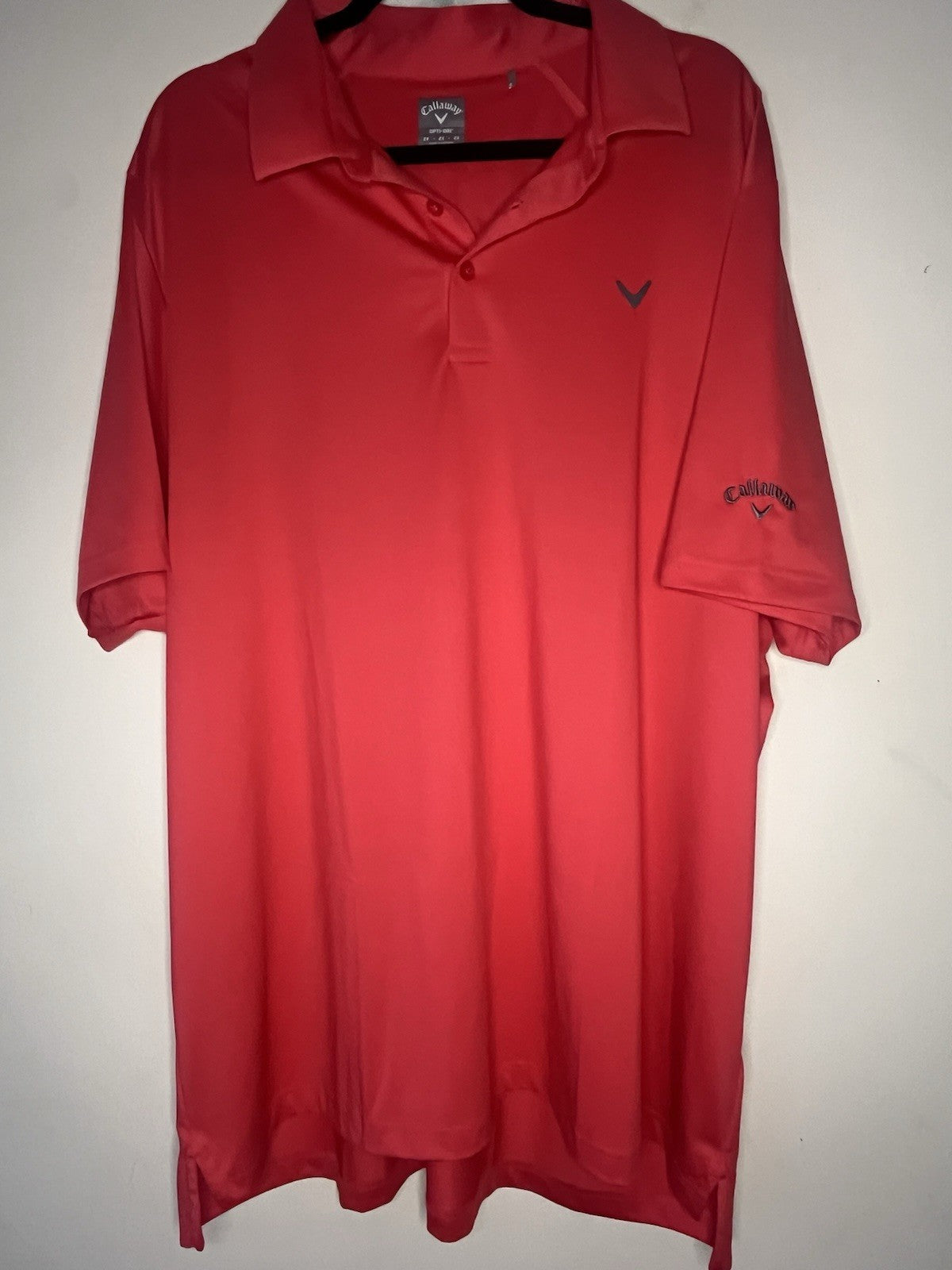Callaway Golf Shirt Men’s Red Magenta 2X Dri Fit