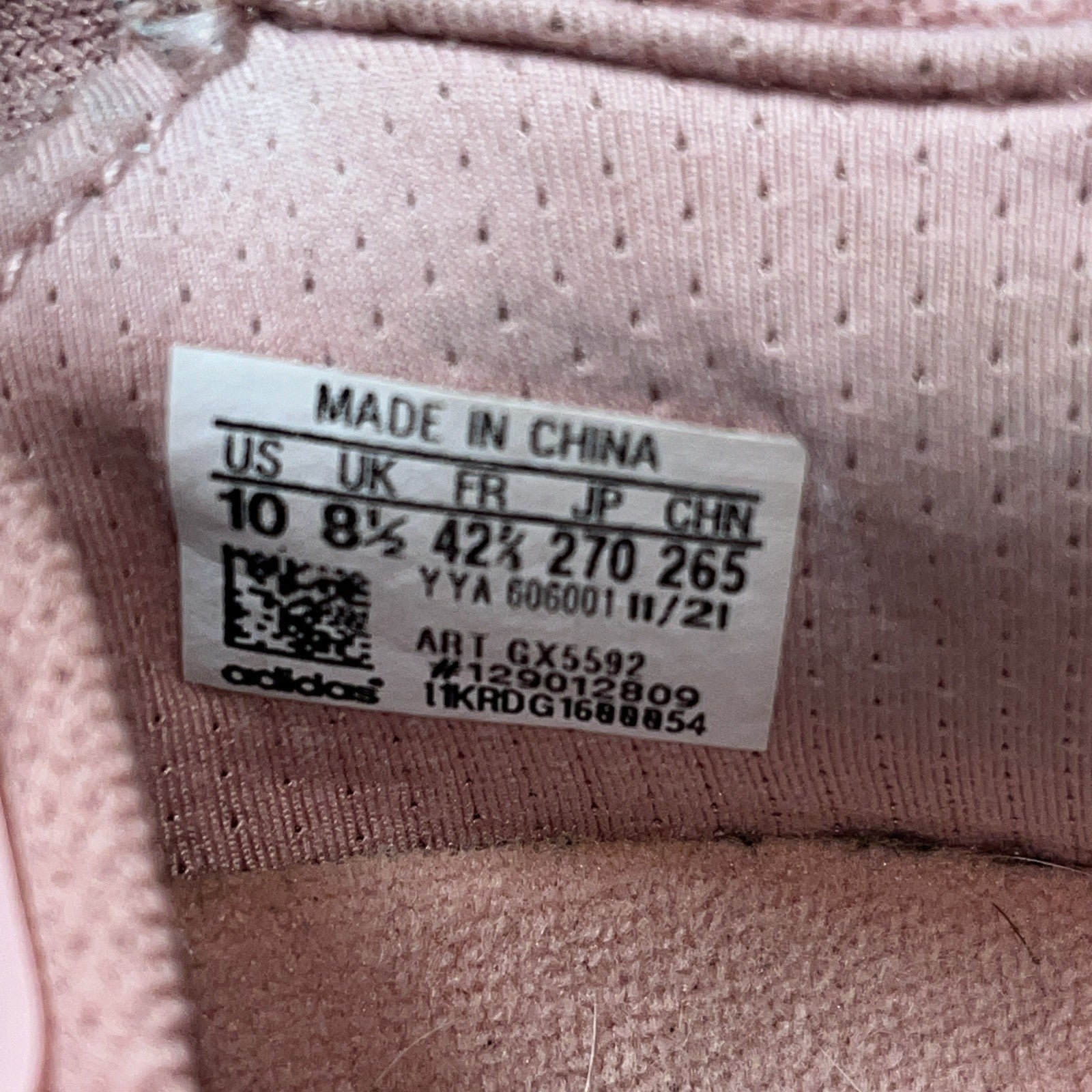 Size 10 - adidas UltraBoost 22 Wonder Mauve W
