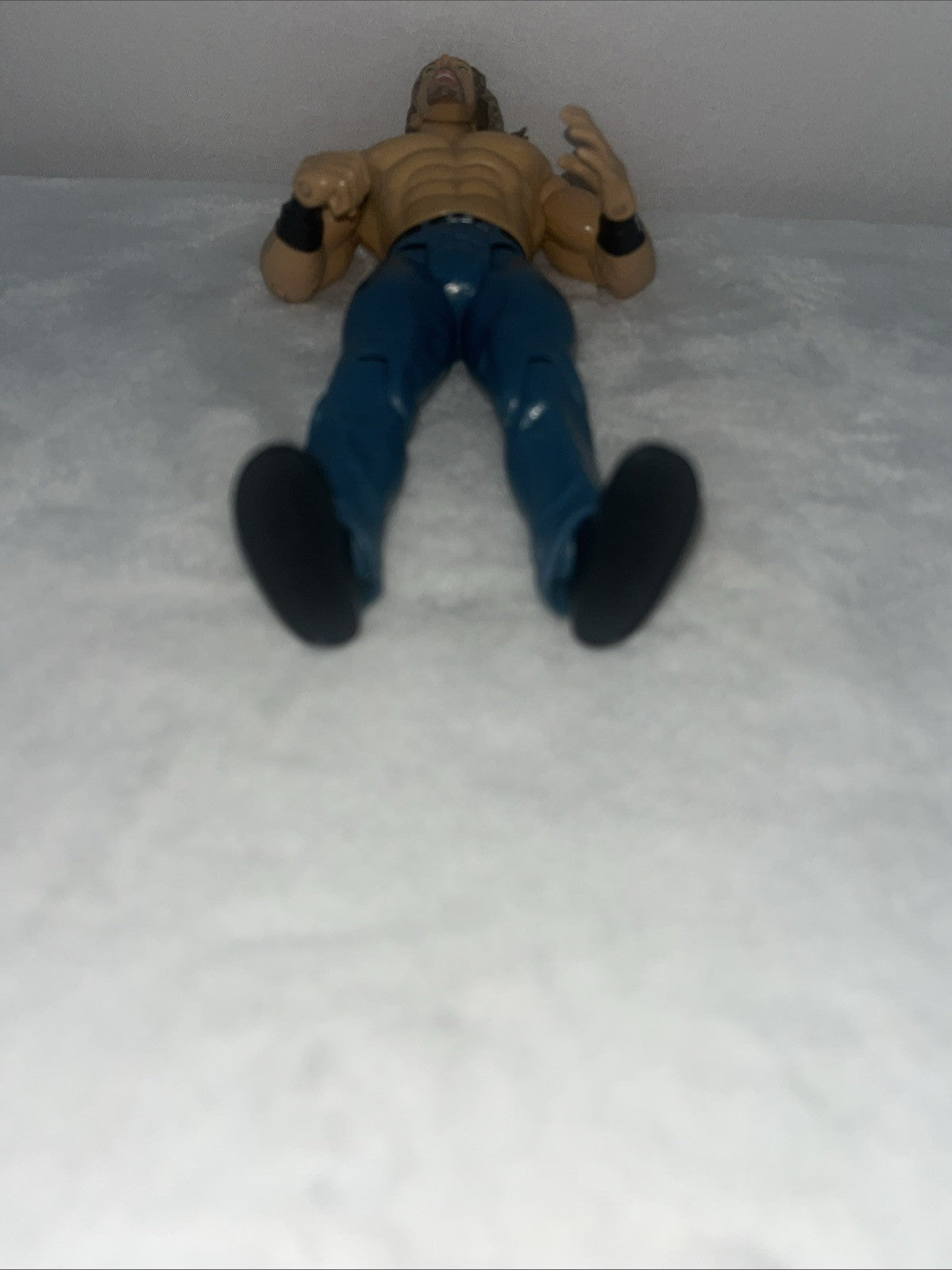 Jakks Pacific WWE action figure Edge 2003 Blue Jeans Long Hair No shirt 