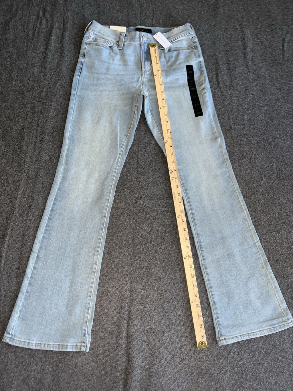 Banana Republic Women’s Jeans Stonewashed 26/0 Mid Rise Bootcut Button Zipper 