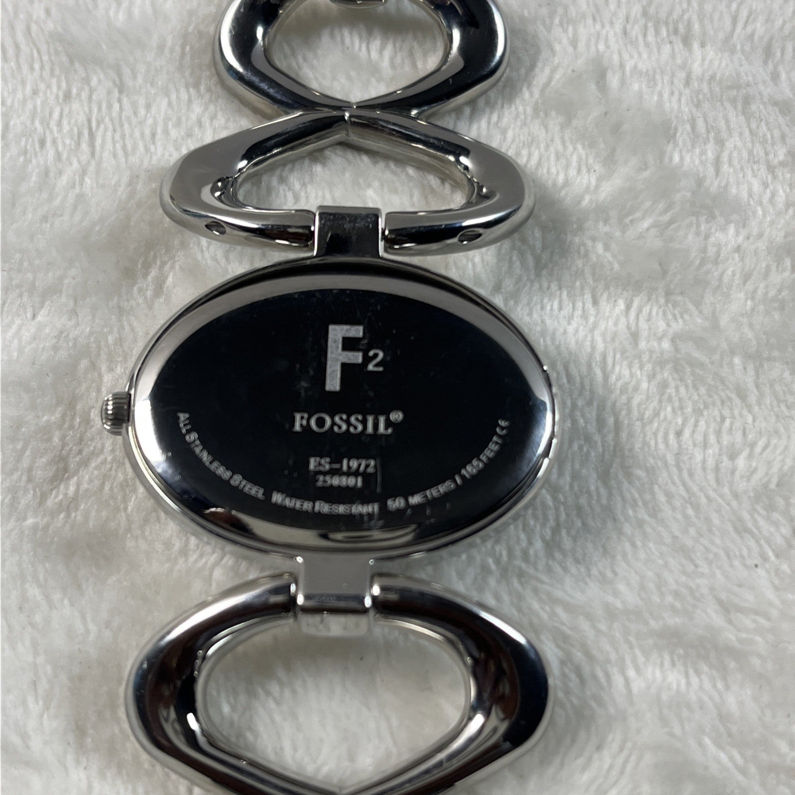 Fossil F2 ES-1972 Ladies Watch Stainless Steel Water Resistant Analog 