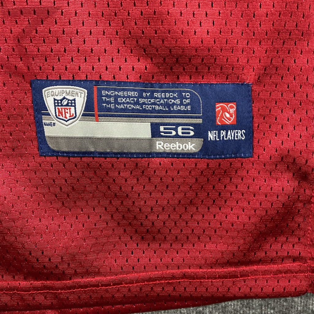 Reebok Terrell Suggs Pro-Bowl Jersey Red Size 56 Authentic Stitched