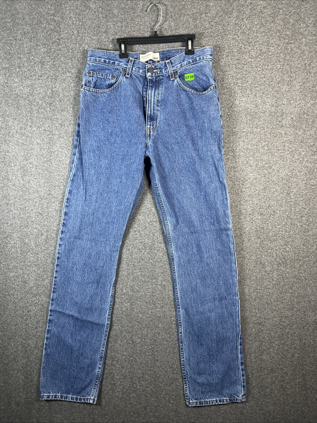 Levi Strauss Jeans Signature Blue Denim Men’s 34x36 Button Zip Fly