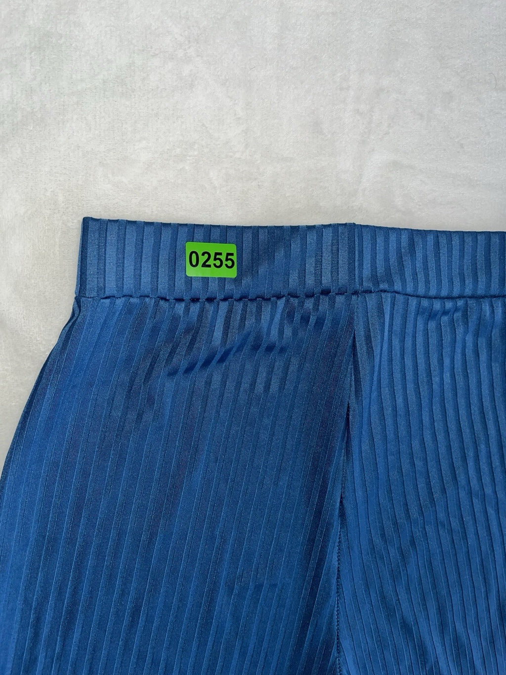 Top Shop Knitted Rib Pants Blue Women’s Size Medium 