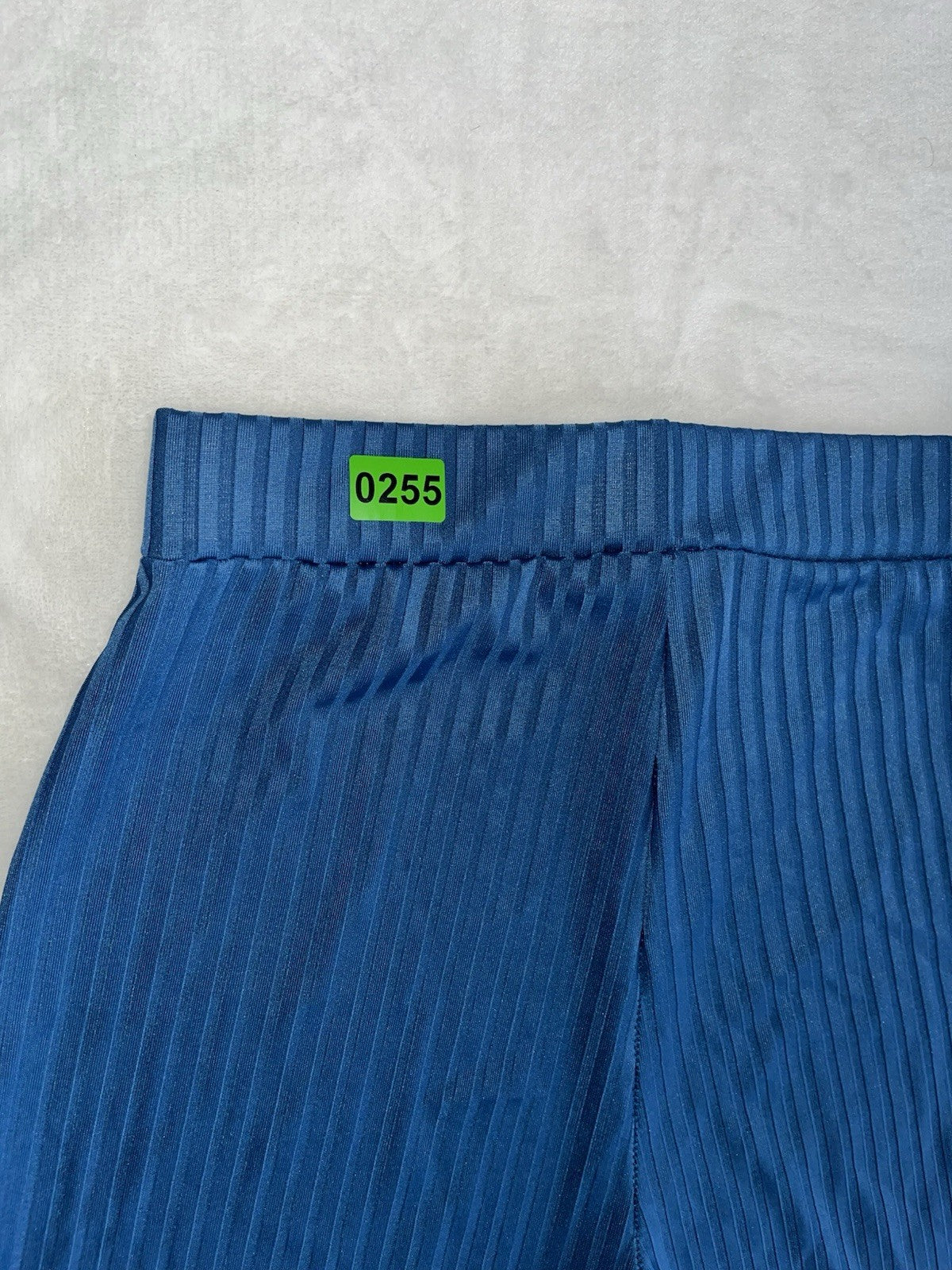 Top Shop Knitted Rib Pants Blue Women’s Size Medium 