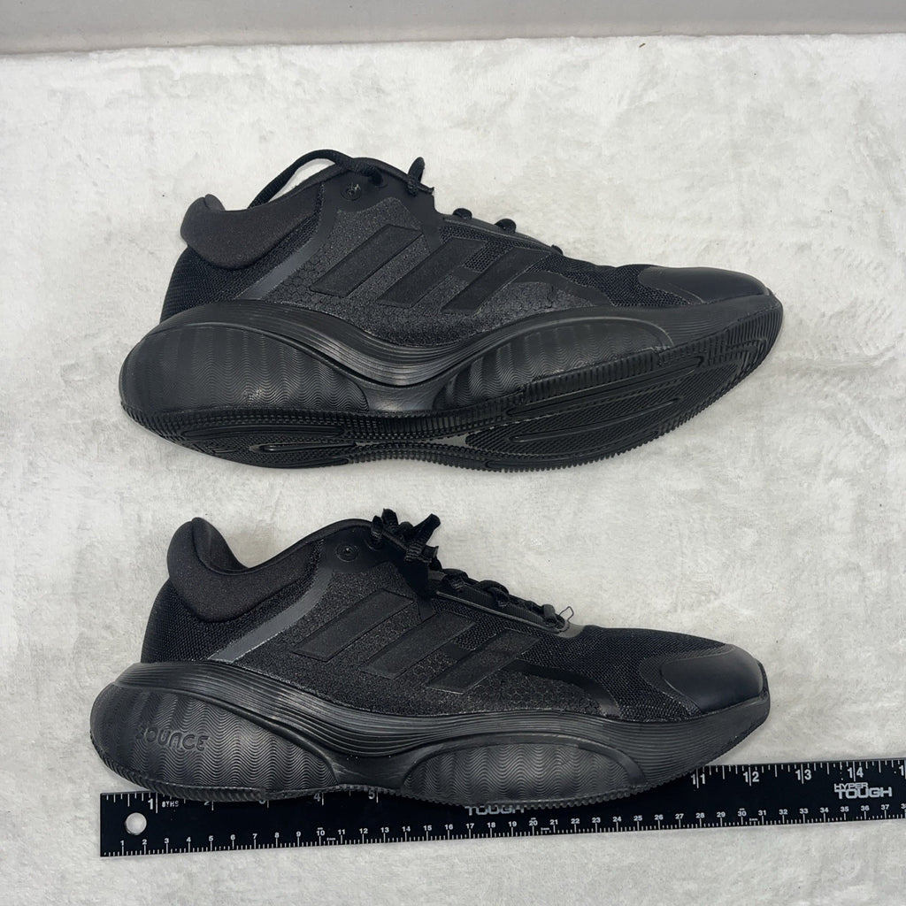 Adidas Bounce Shoes Women Black Athletic Sneakers Size 8 