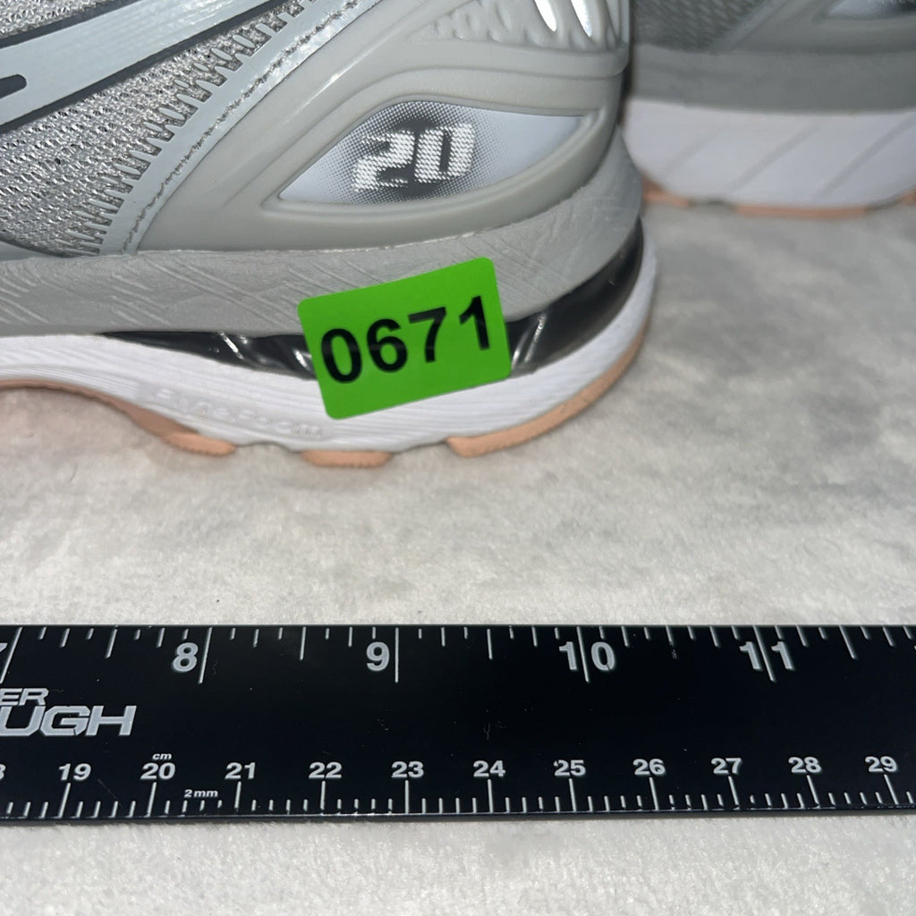 Size 8 - ASICS Gel Nimbus 20 Mid Grey Pink W