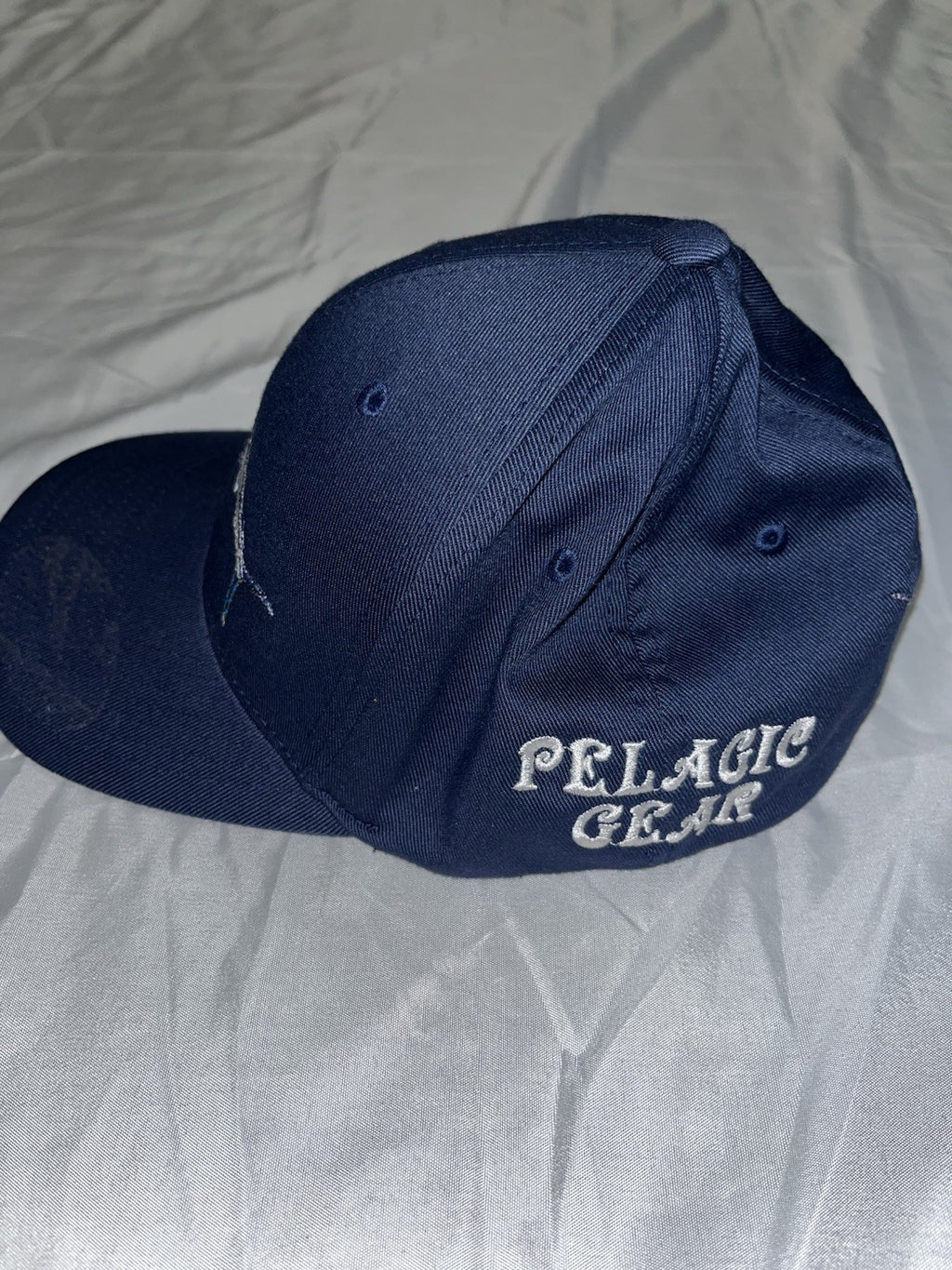Swordfish Flex fit Baseball Cap Size S-M Blue Meat Chaser Pelgagic Gear