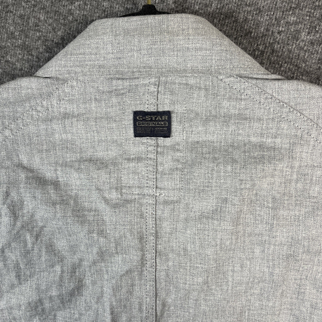 G star RAW men’s cargo shirt gray extra large button up polo longsleeve