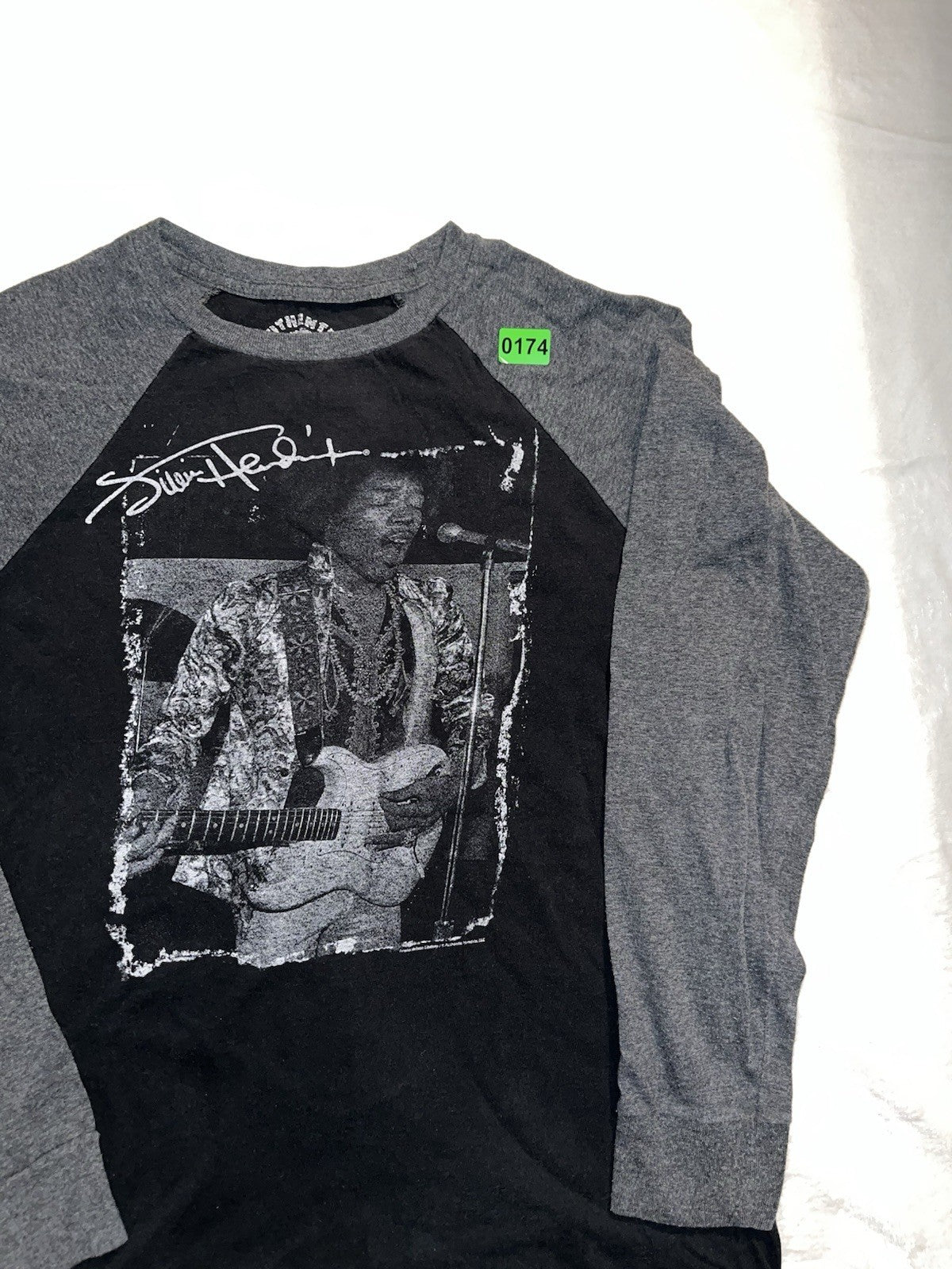 Jimmy Hendrix Graphic T Shirt Black Gray Men’s Medium 