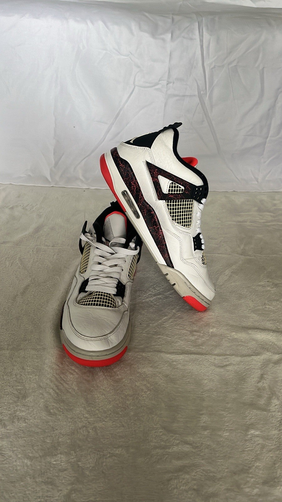 Nike Air Jordan 4 Retro Flight Nostalgia Pale Citron 308497-116 Men's Size 10.5