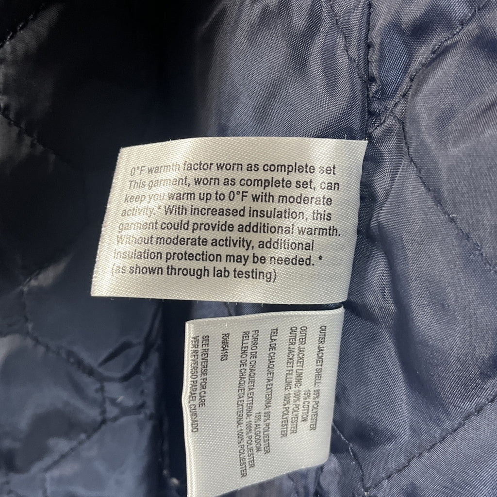 Tommy Hilfiger Women's 3-in-1 Jacket Removable Hoodie Navy/White