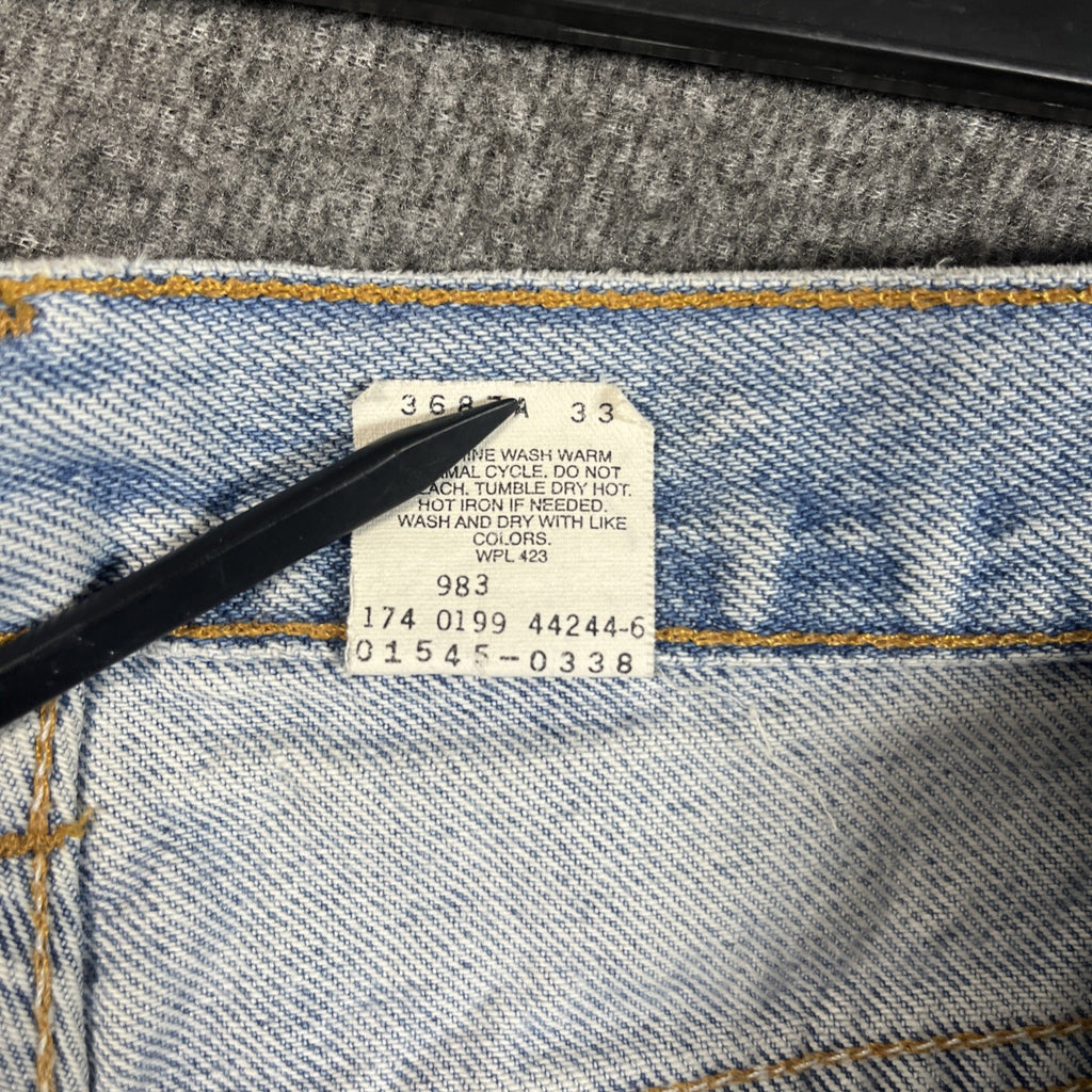 Vintage Levi’s 504 Men’s Denim Jeans Blue 38x38 Regular Fit 5 Pockets 