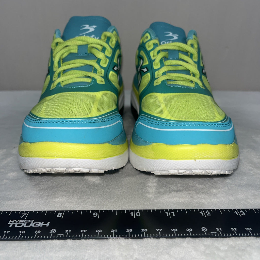 Gdefy ION Womens Gravity Defying Comfort Shoes Green And Blue Wallking Size 7 