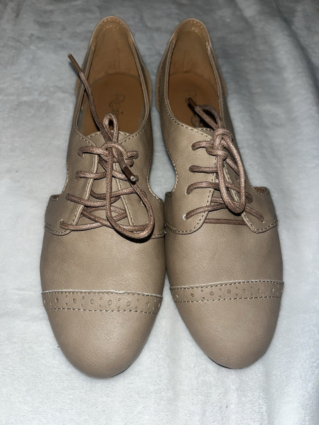 Refresh Women’s Taupe Shoes Flat Leather Marty 6.5 