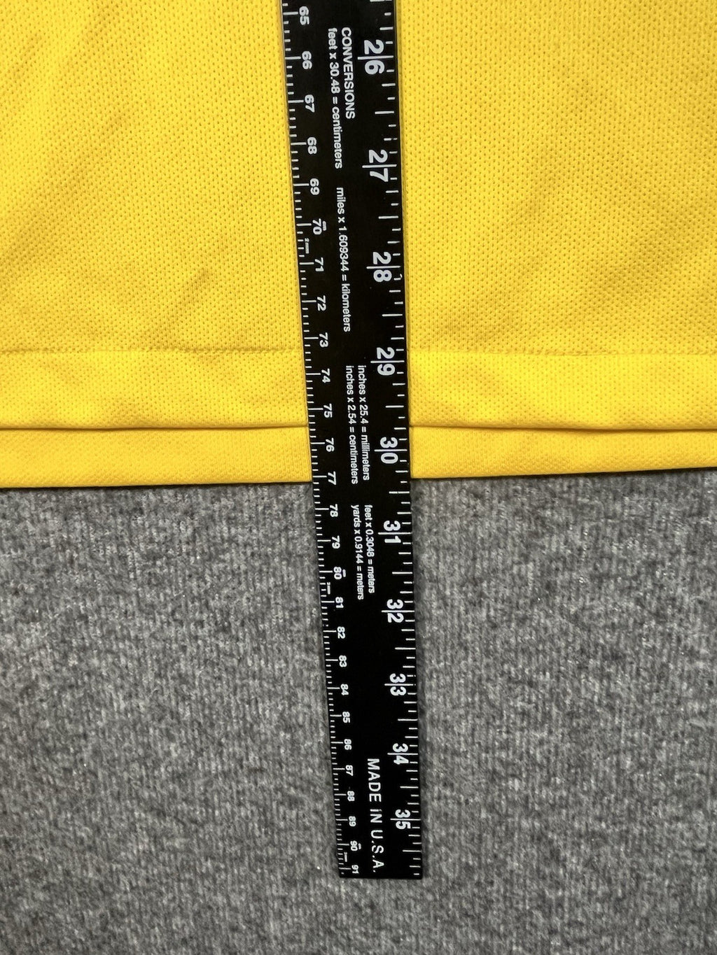 VTG Nike Brazil Nation Football Team PELE number 10 Jersey 2XL Dri Fit Yellow 