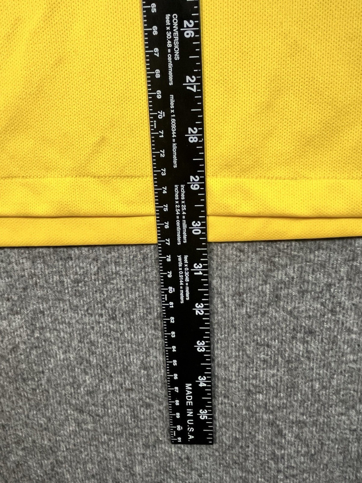 VTG Nike Brazil Nation Football Team PELE number 10 Jersey 2XL Dri Fit Yellow 