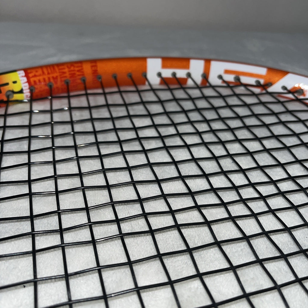 Head Radical Mp Graphene Tennis Racquet Orange Black Rubber Handle Lightweight 