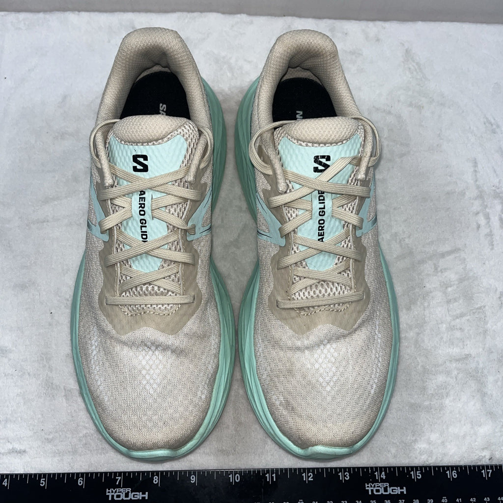Salomon Aero Glide Granite Green Tan Size 8 Women’s Energy Foam
