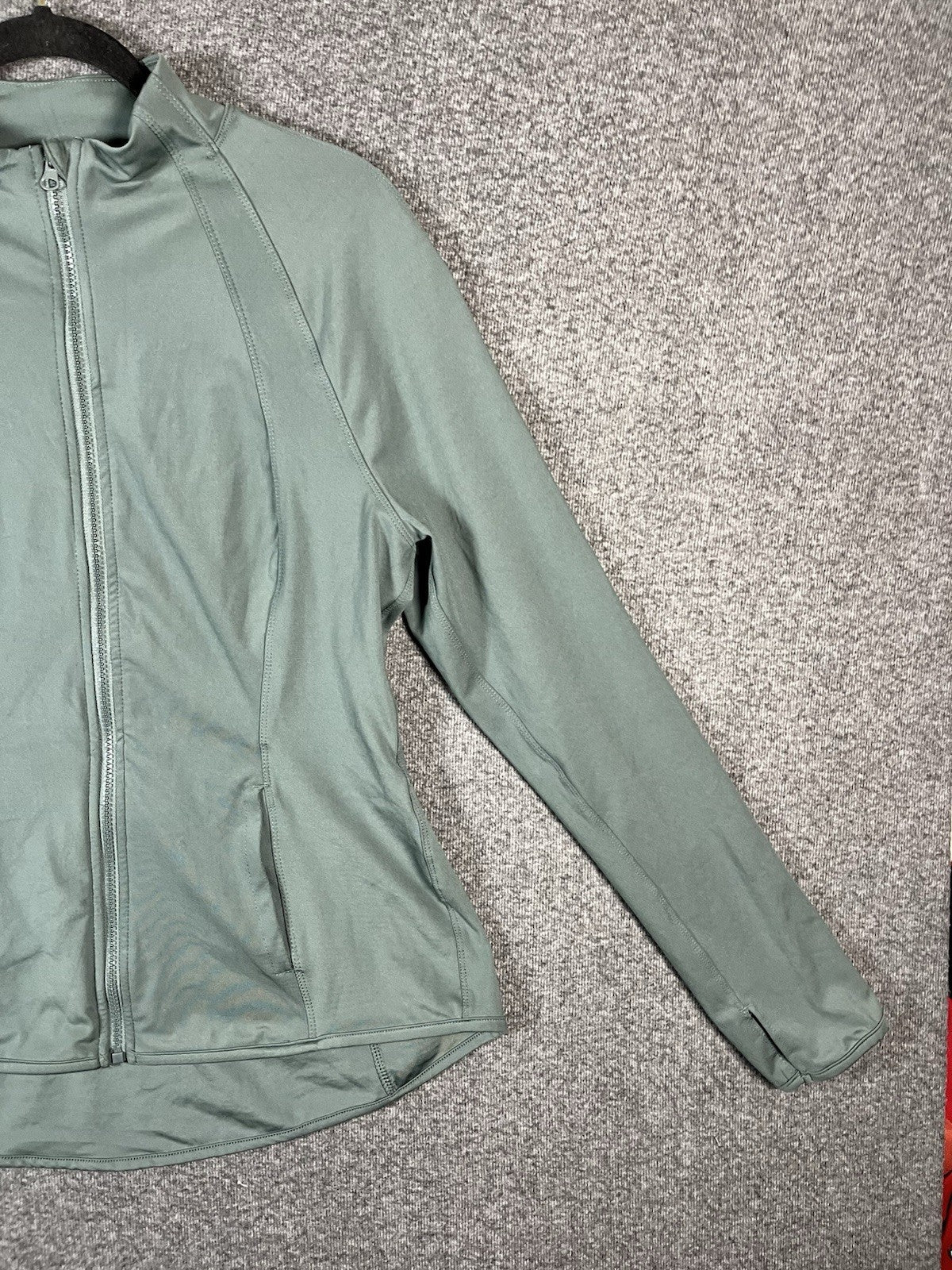 yogalicious jacket Woman’s Active Green XL Longsleeve 1/4 Collar 