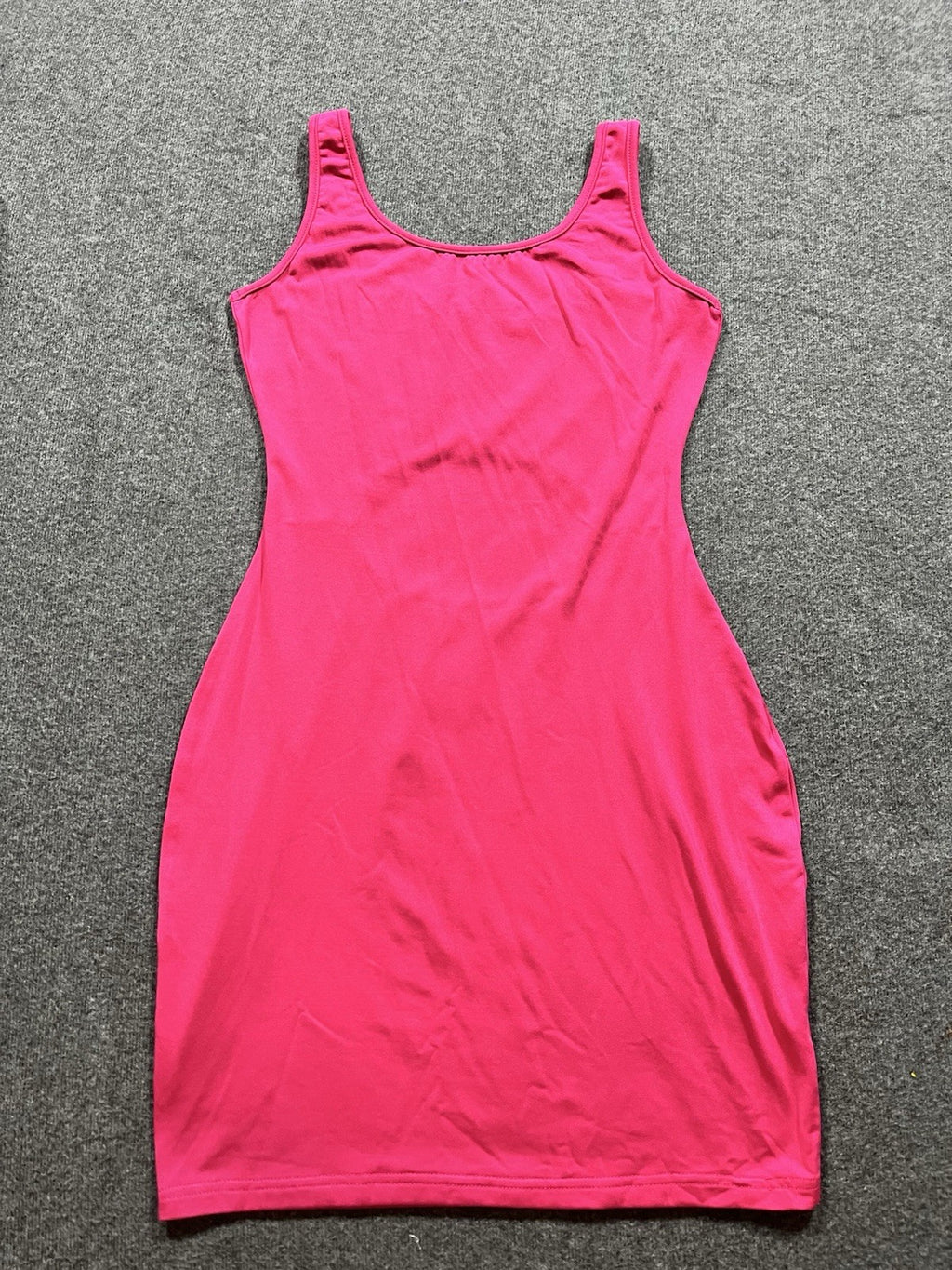 Women's Hot Pink Dress Size Medium Open Back