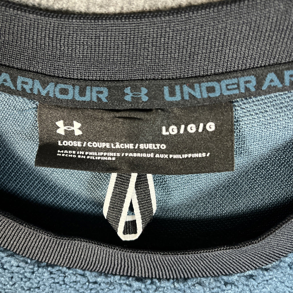 Under Armour Men's Mission Bounce Crew Sweatshirt Long Sleeve Fleece L Pullover 