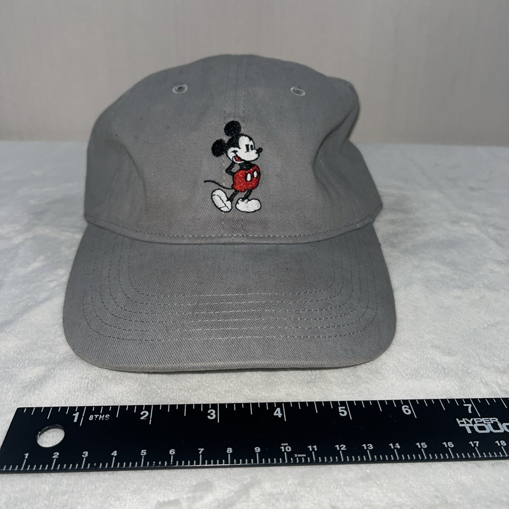 Disney Mickey Mouse Hat One Size Adjustable Cotton Unisex GMC23456 Gray