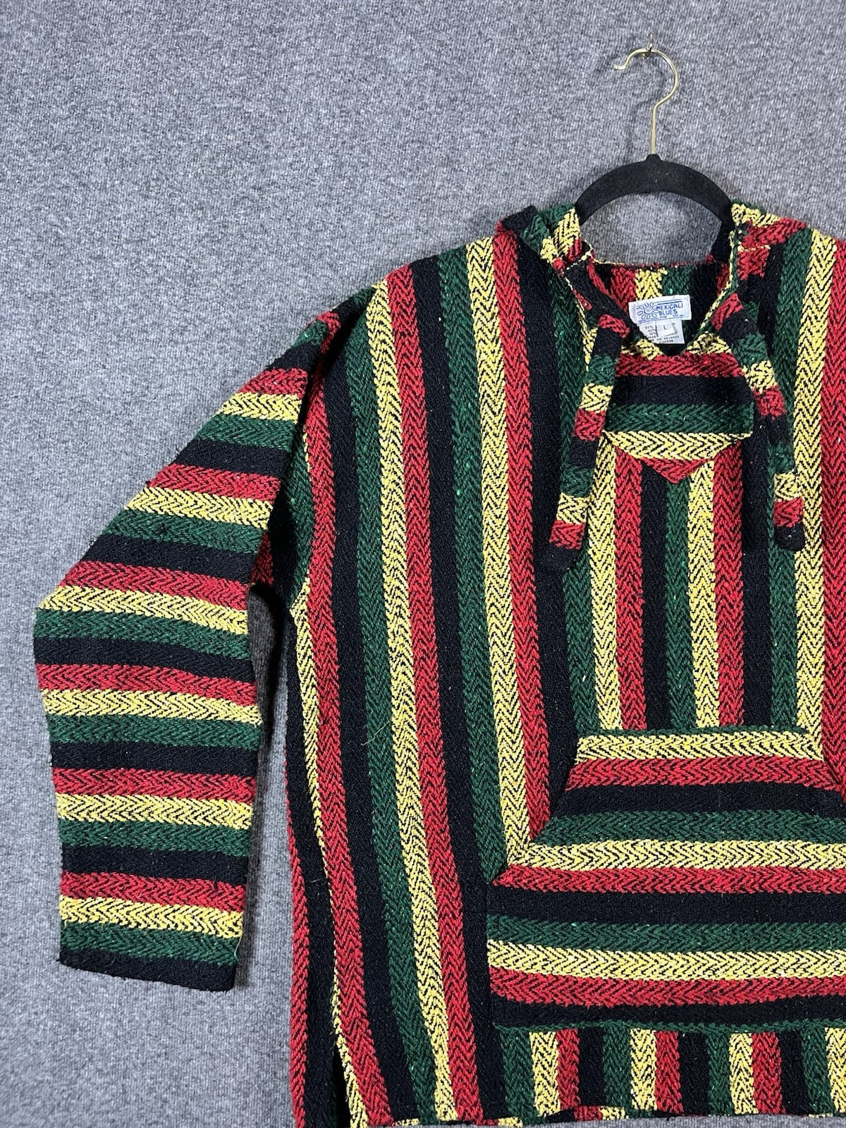 Mexicali Blues Hoody Pullover Multicolor Striped L 