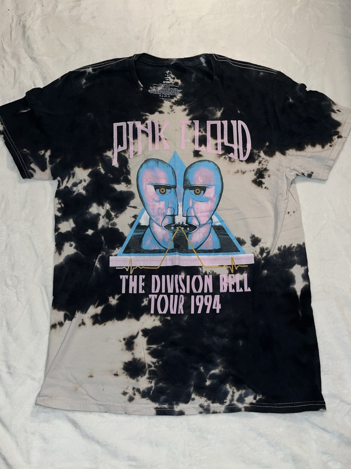 Vintage Pink Floyd The Division Bell 1994 Tour Mens T Shirt. Multicolored Medium