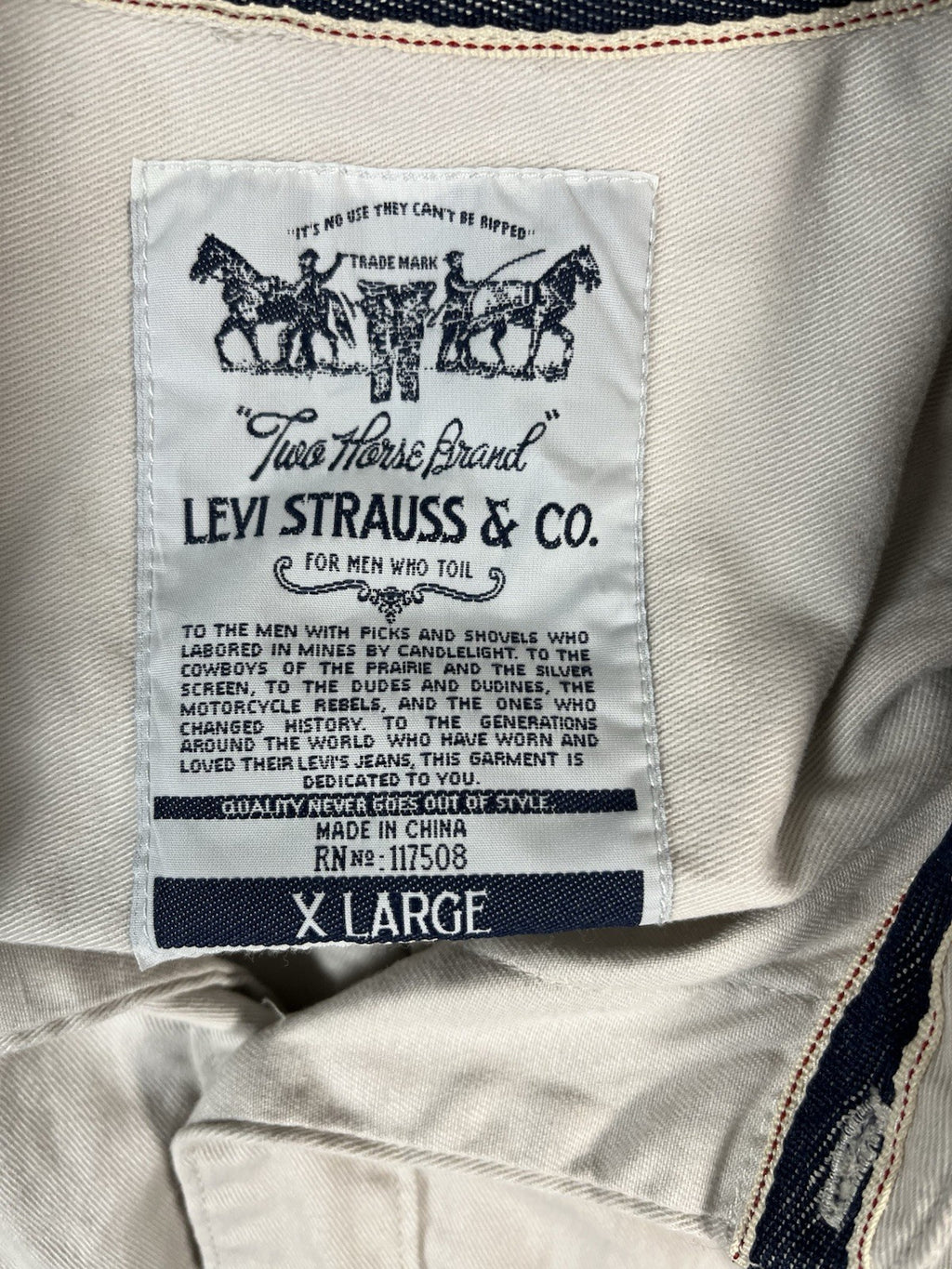 Levi’s Short Sleeve Button Down Shirt Mens Tan Collared Size XL 