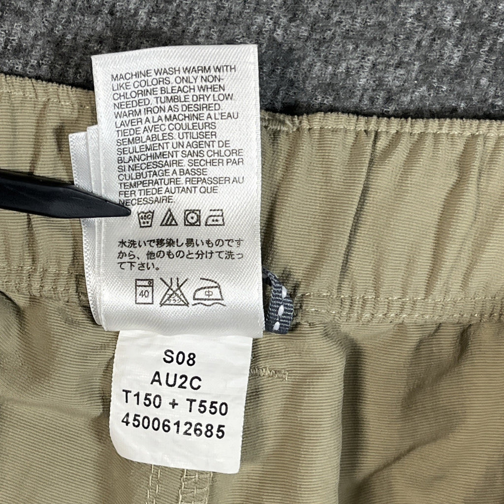 The North Face Tan Belted Nylon Convertible Hiking Cargo Pants/Short Men Size XL