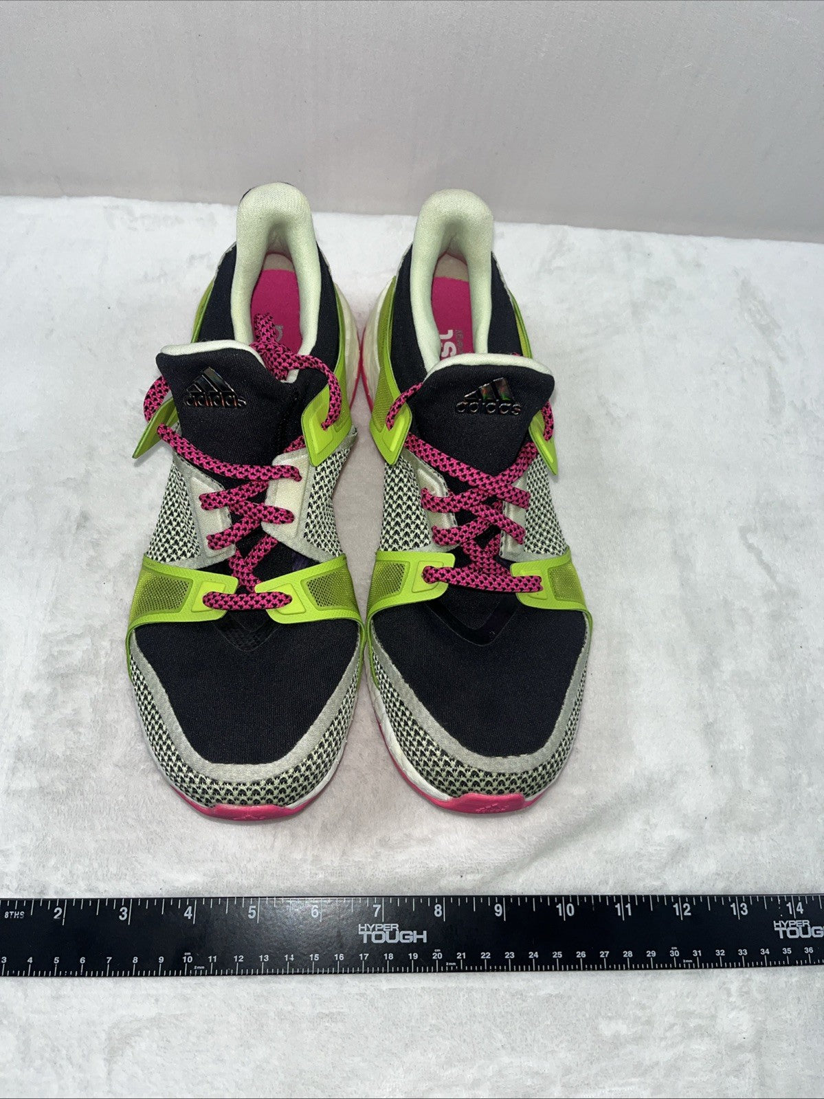 Adidas Pure Boost X Women’s Running Shoe Size 8 Athletic Multicolor Lace Up 