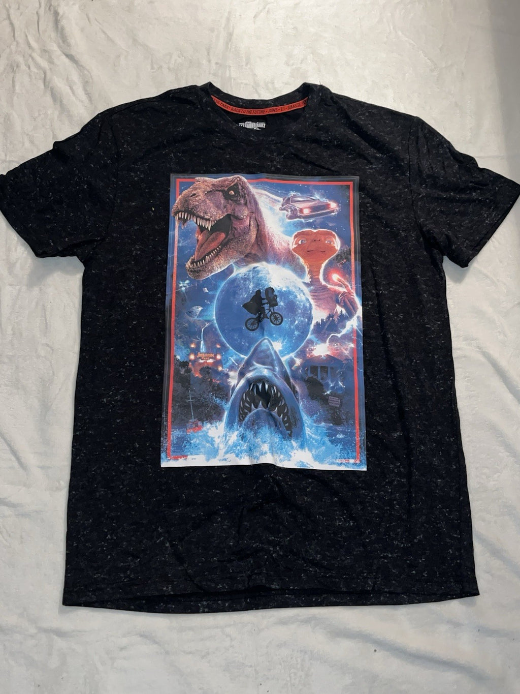 Black Universal Studios Graphic T Shirt Crew Neck Men’s Large 