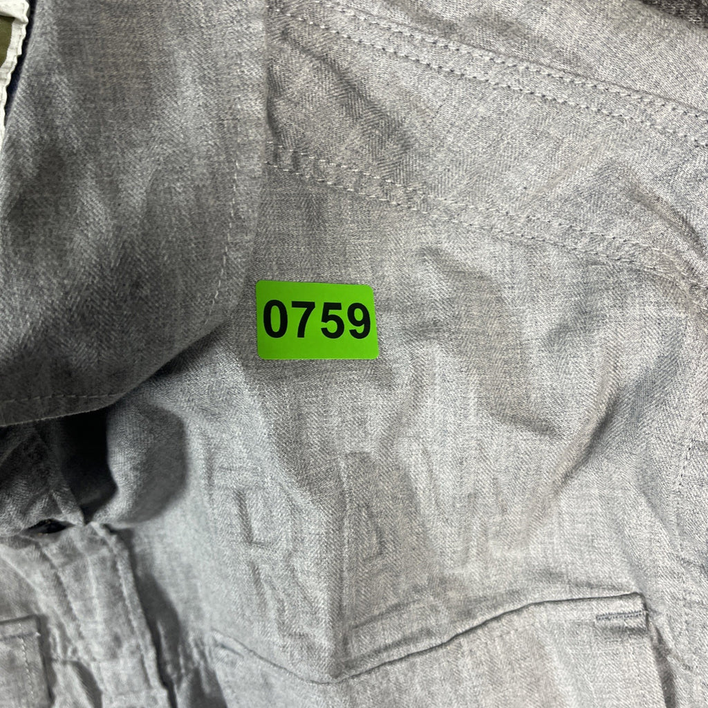 G star RAW men’s cargo shirt gray extra large button up polo longsleeve