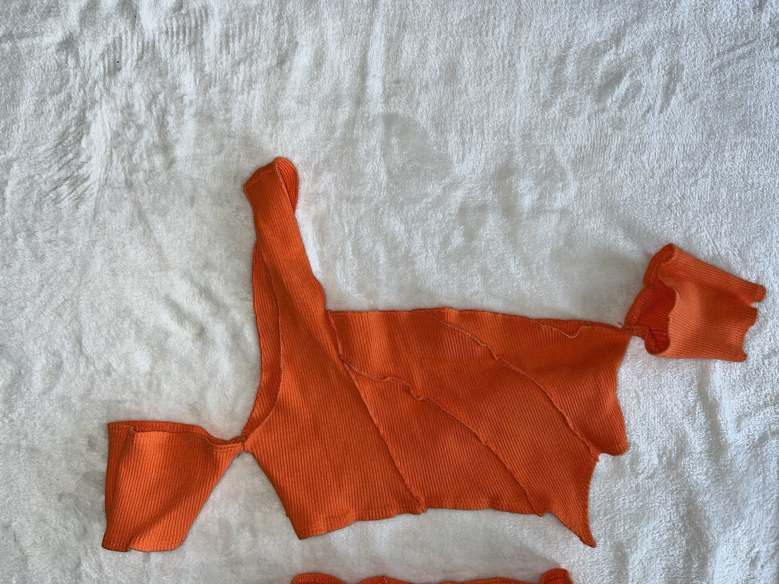 Women’s 2 Piece Set Skirt Orange M