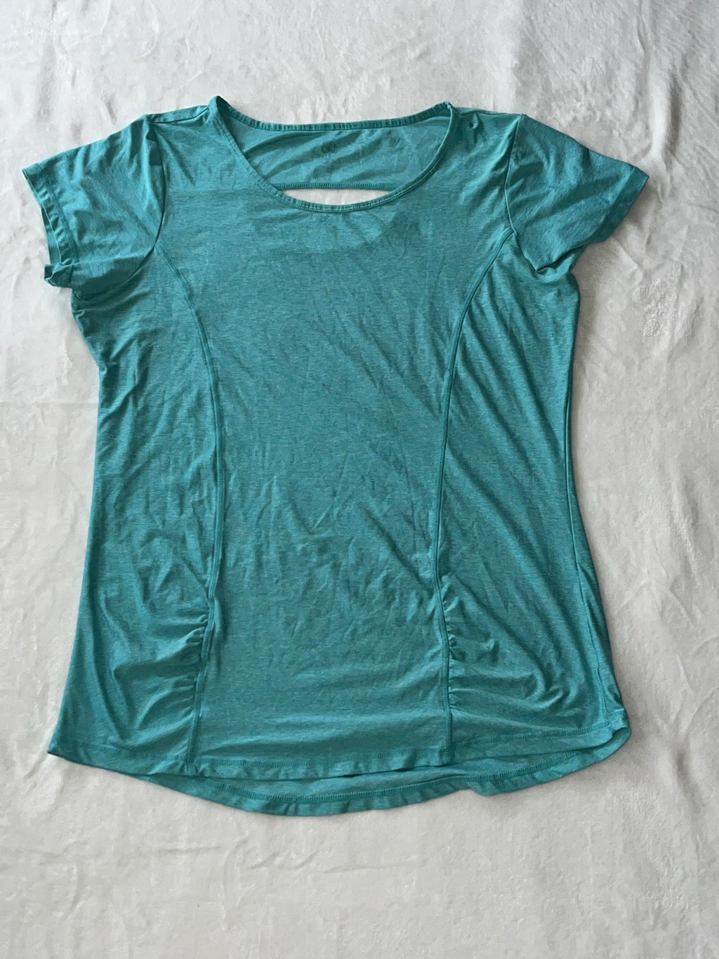 Women’s Athletic Shirt Dri Fit Wide Neck XL Short Sleeve 