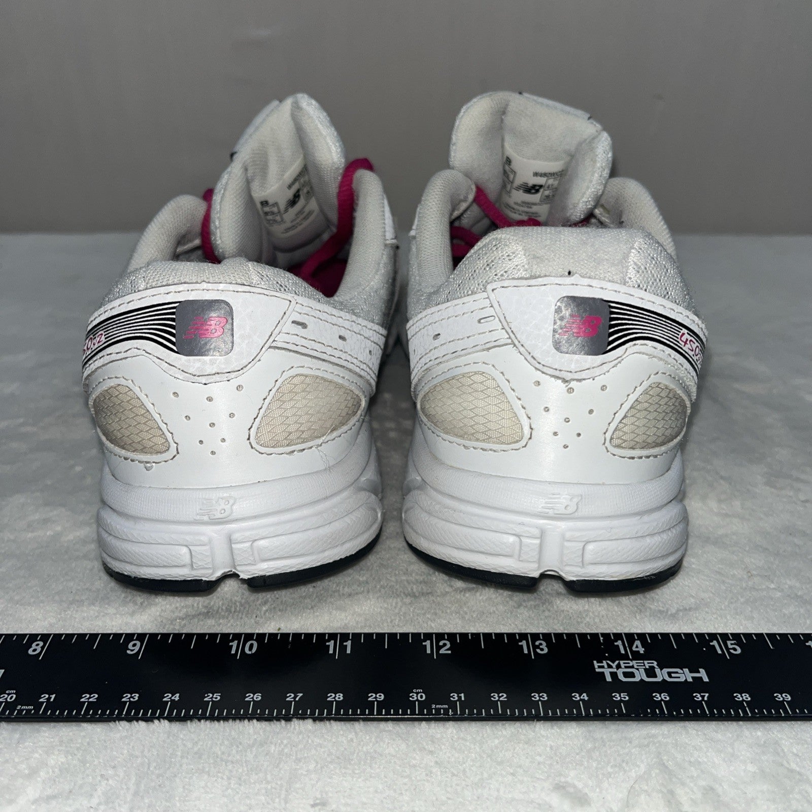 New Balance 450v2 Womens Running Shoes White Pink Size 9 1/2 