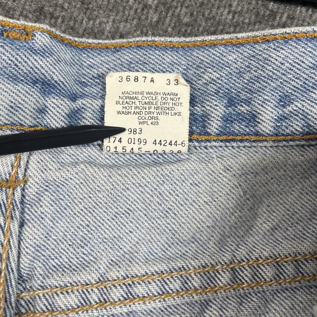 Vintage Levi’s 504 Men’s Denim Jeans Blue 38x38 Regular Fit 5 Pockets 