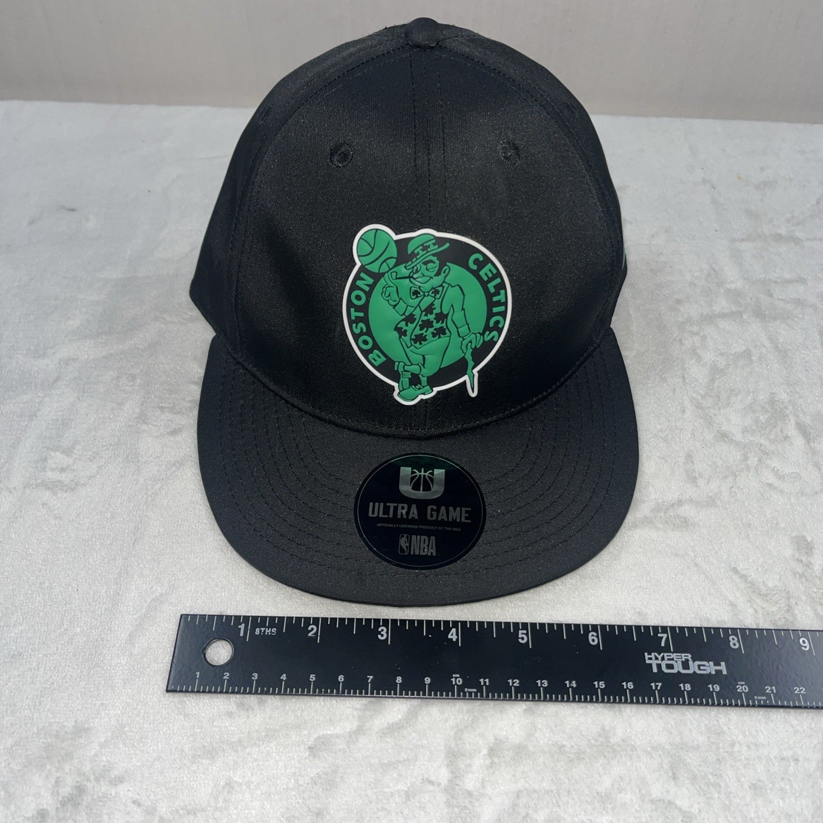 NEW Boston Celtics Ultra Game NBA One-Size Snapback Black Cap w/Green Logo