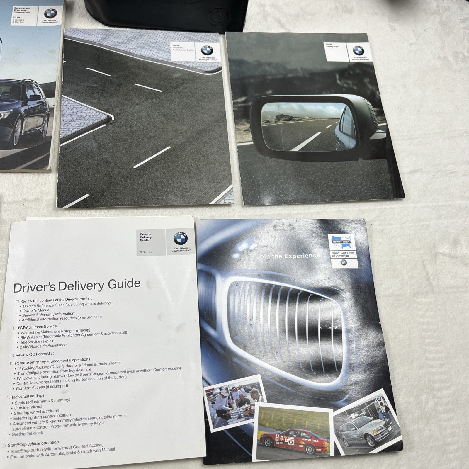 2010 BMW 5 SERIES 528i 535i 550i Owners Manual  , Navigation, Drive , Warranty