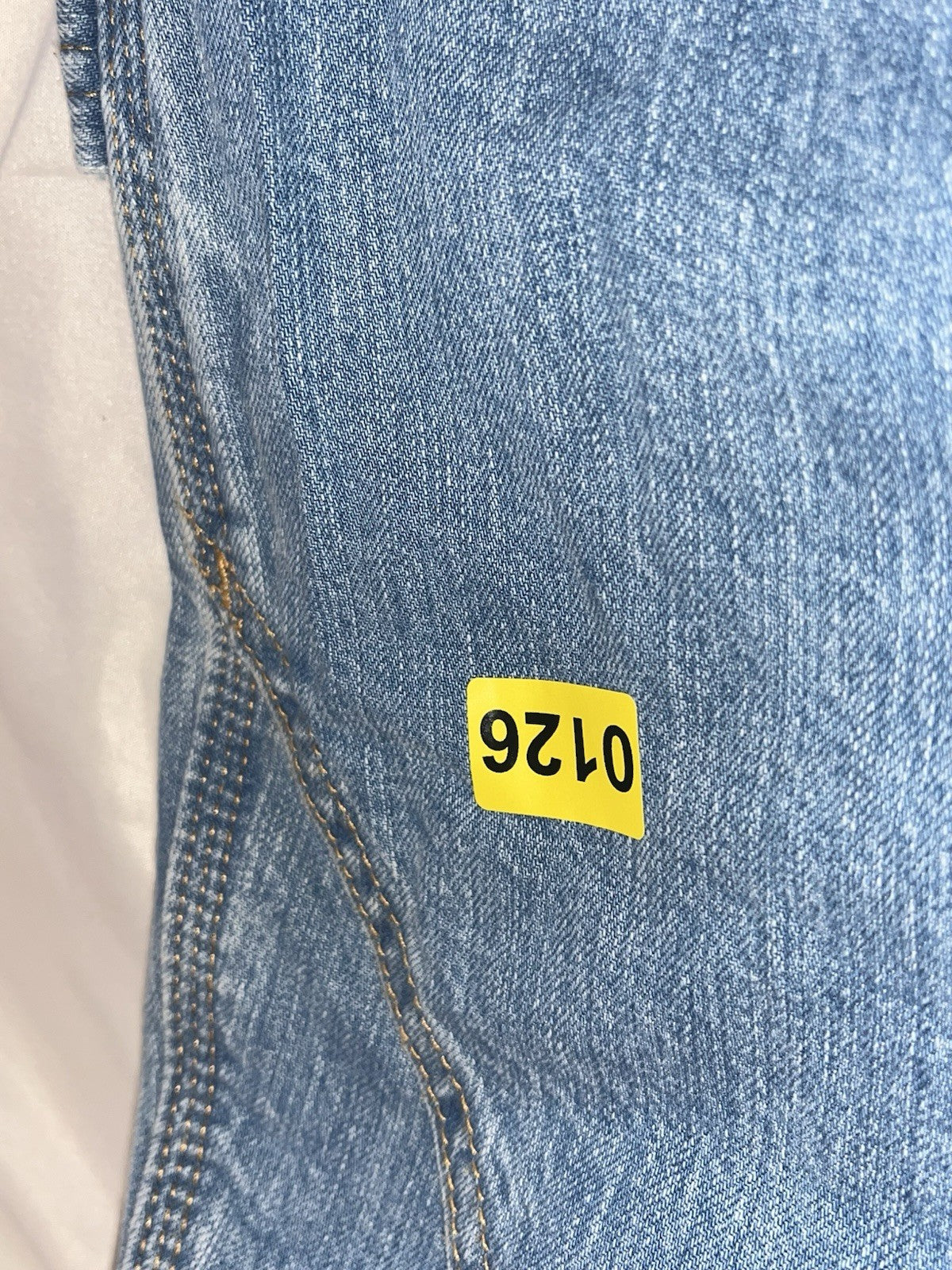 Carhartt Jeans Men's 32X34 Loose Fit Straight Leg Dark Wash Blue Denim BD4941-M