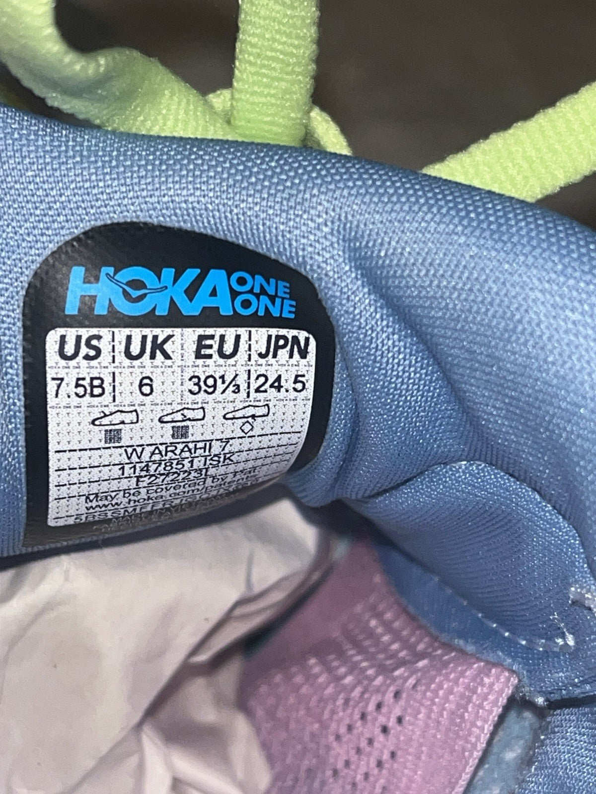 Size 7.5 - Hoka One One Arahi 7 Illusion Dusk W