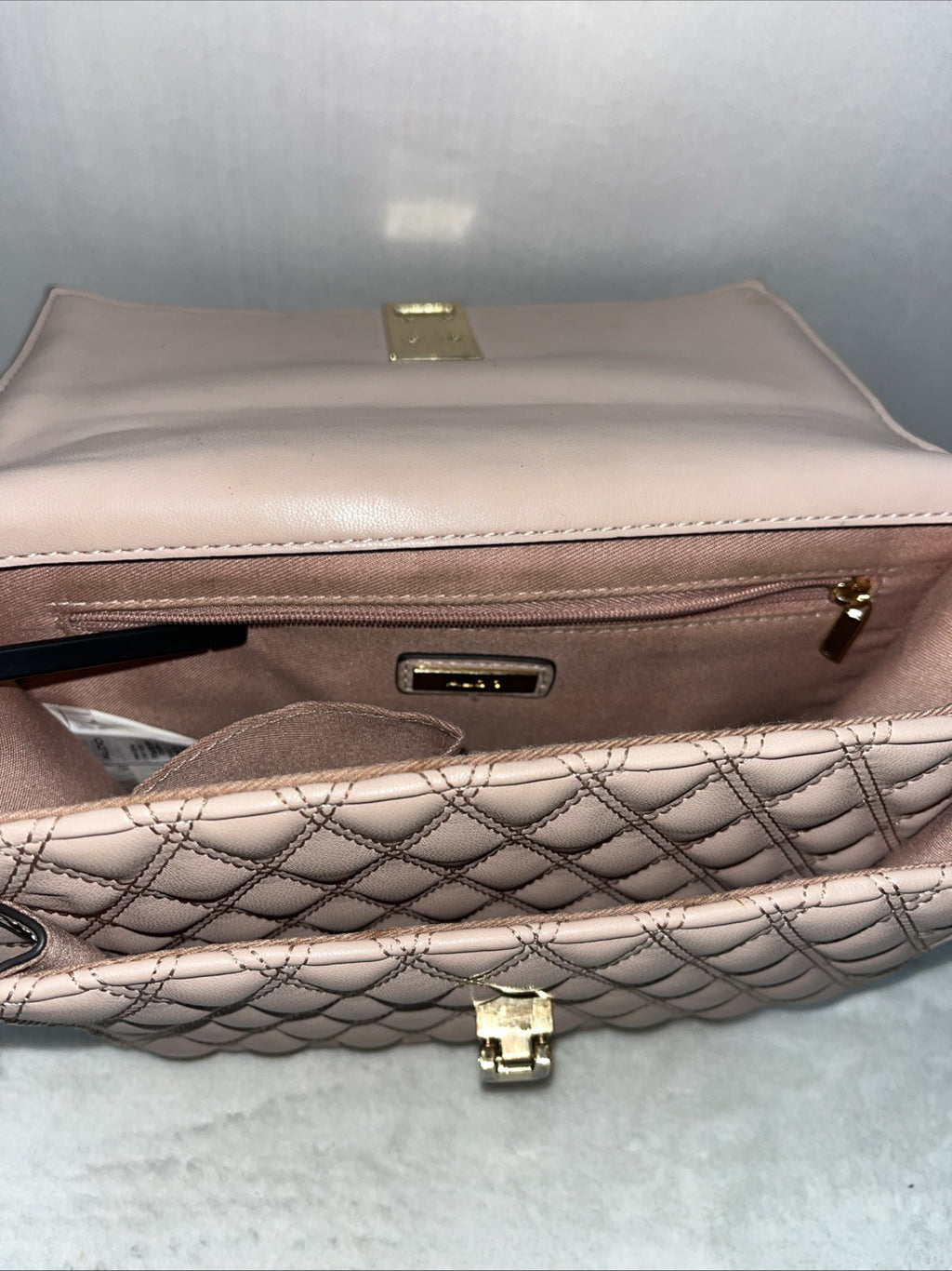 ALDO Niralla Women Quilted Faux Leather Chain Strap Flap Shoulder Crossbody Bag