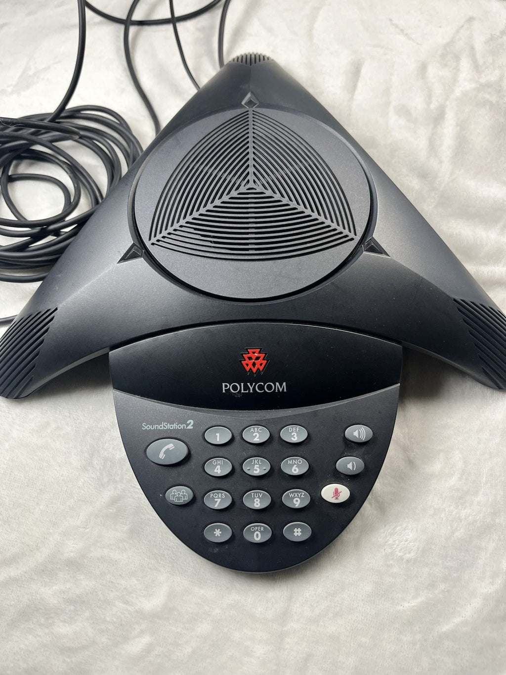 Polycom 2200-16200-001 SoundStation2 EX Display Analog Conference Phone