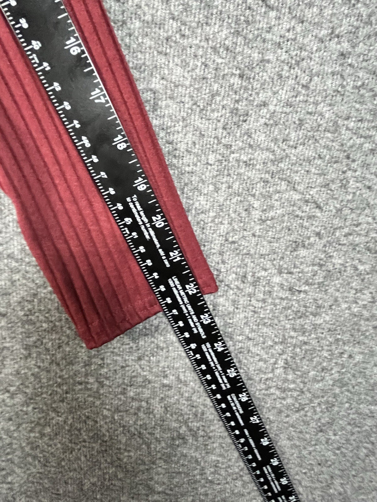 Boohoo Tall Rib Square Neck Bodysuit in maroon Size 8 Women’s 